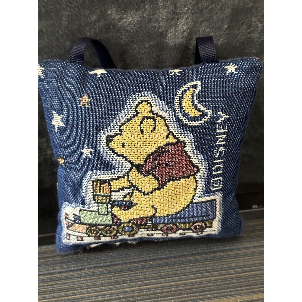 Vintage Goodwin Weavers Hanging Winnie the Pooh Mini Pillow Tapestry Disney‎
